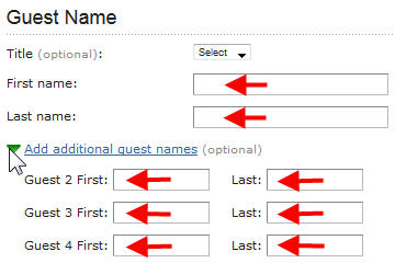Guest Names